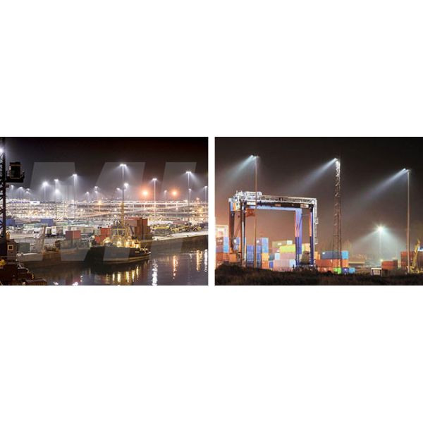 RGB High Lumen Tennis Court Flood Lights 300 Watt No UV Or IR Radiation