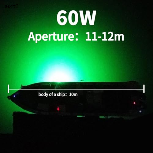 Fresh Salt Water Fishing Lights Underwater Submersible Lure Lamp for Squid and Crappie