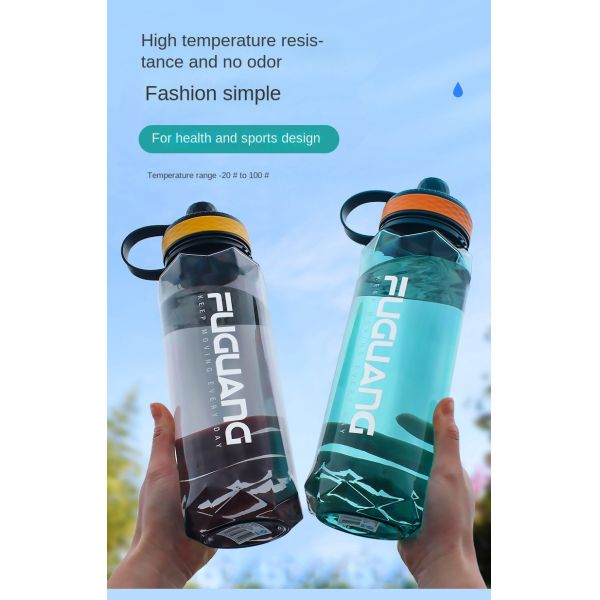 Food Grade No Odor 800ml/1000ml/1400ml/2000ml Water Bottle Bpa Free Plastic Water Bottles High Temperature Resistance Customized Acceptable