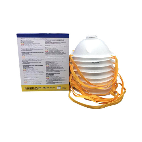 Non Woven Disposable Safety Mask , Disposable Dust Respirators Customzied Size