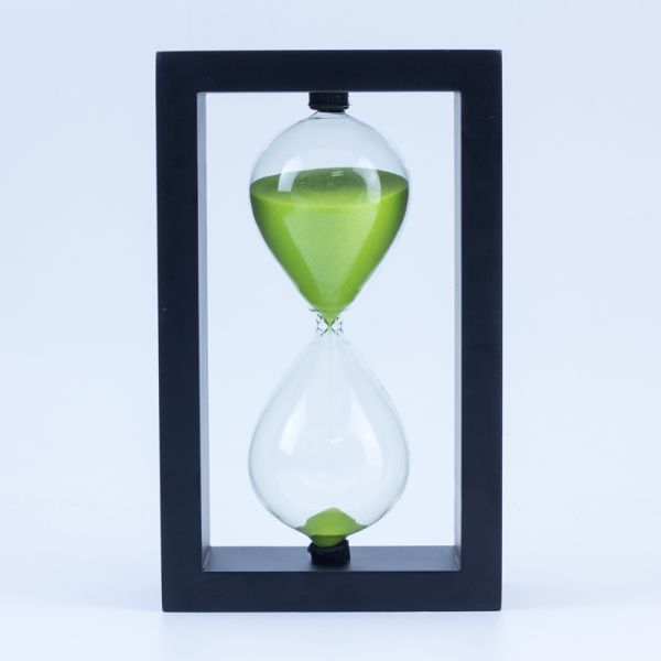 Home / Office Decor Wooden Hourglass 60 Minutes Sand Timer