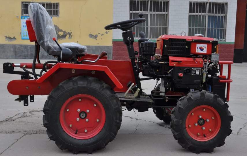 12HP Mini Tractor Small Mini Tractor with Four Wheels and 12HP Cheap Tractor