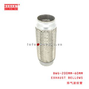 BWG 200MM 60MM Isuzu Replacement Parts Exhaust bellows