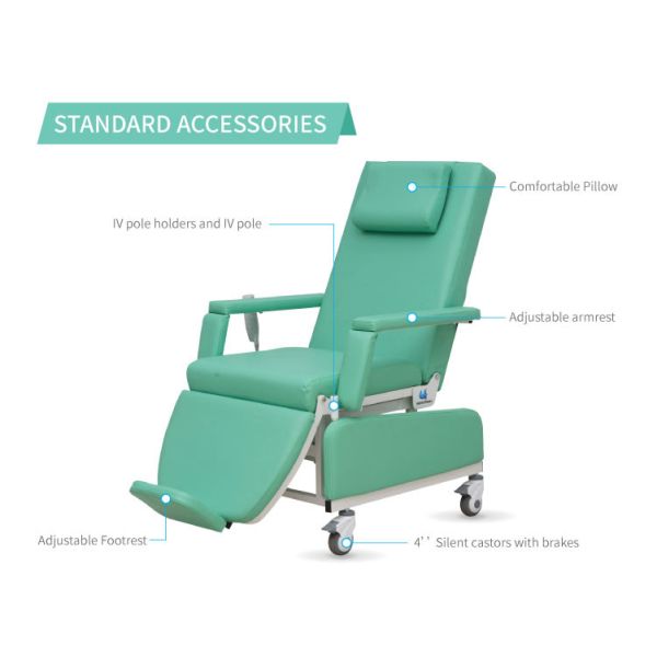 Electric Renal Dialysis Medical Chair Hemodialysis Treatment Kidney Recliner Adjustable