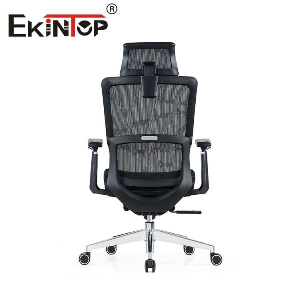 Black Full Mesh Ergonomic Swivel Office Chair With Nylon Material