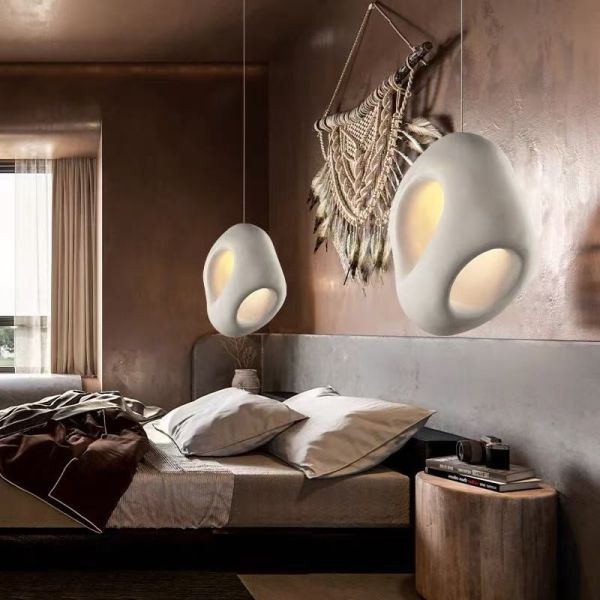 Cement and concrete and resin light fixtures travel hotel and house contemporary pendant lamp
