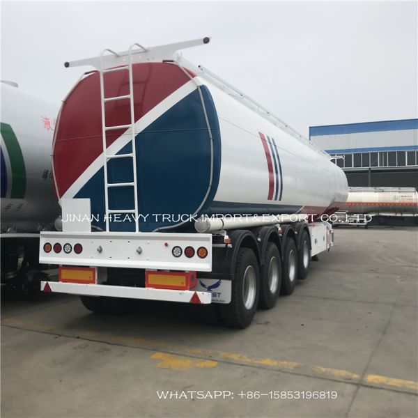 3 Axles Fuwa Or Bpw Liquid Transport Truck Trailer Can Be Heated 40 Cubic