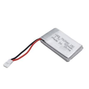 China 25C Lipo 3.7V Drone Battery 752540 600mAh With XH2.54 Connector on sale