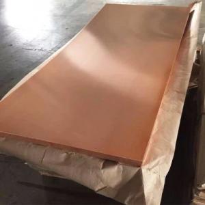 Quality 4x8 0.5mm Pure Copper Sheet Plate 2mm 5mm Mill Edge for sale