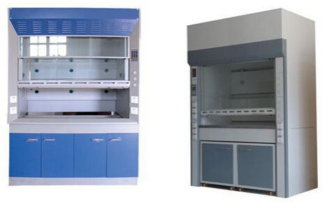 1.0mm Cold Rolled Steel Chemical Fume Hood , Blue Lab Fume Cupboard