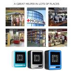 2D Desktop Barcode Scanner Omnidirectional Qr Code Reader USB IP54 FCC Approved