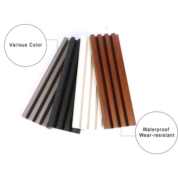 Indoor/Outdoor Wall Decoration Modern Composite Wood Panel Art for Interior Decor