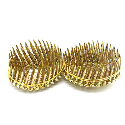 Miami-DADE APPROVED electro galvanized Roofing Coil Nail 3.05mmx1 1/4”15 degree collated coil