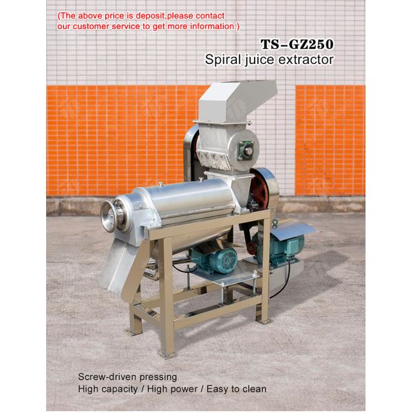 Spiral juice extractor Fruit Vegetable Celery Juice kale Kale Juice Spinach juice Juice made from wild cherry plums