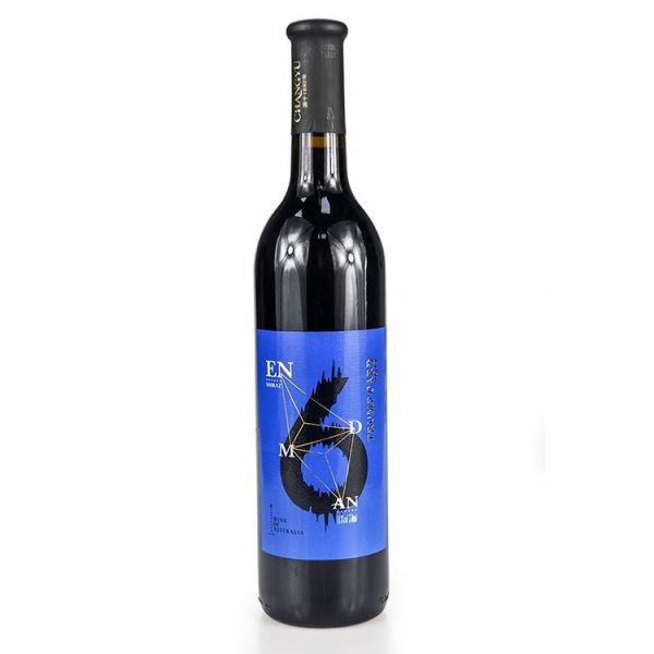 Buy Winery Embossed Bronzing Self Adhesive Wine Labels Custom Printing Wine Bottle Label at wholesale prices