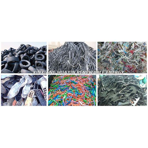 Scrap Rubber Pyrolysis Machine Waste Tire 20t Feasbility Huayin