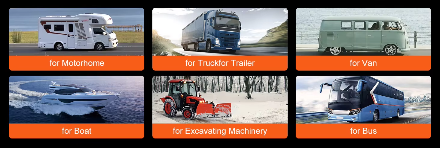 Air 4KW Parking Heater 12V/24V Diesel and 12V Gasoline Quick Reliable Warmth for Cars in Winter Made of Durable Aluminium