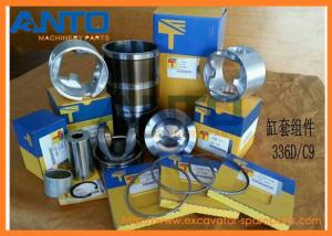 Quality C9 Engine Liner Kit Fit For 336D Excavator , Forged Engine Piston 197-9297 324-7380 265-1401 for sale