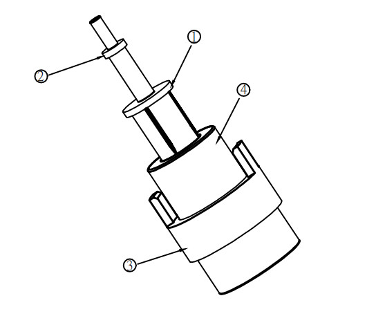 1A Magnetic Cable Connector USB Charging Round Magnetic Charging Cable For Electronic Locks