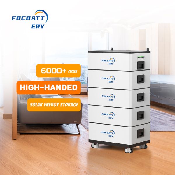 High Voltage Lifepo4 Battery Pack , 51.2v 102v 50ah Solar Lithium Battery