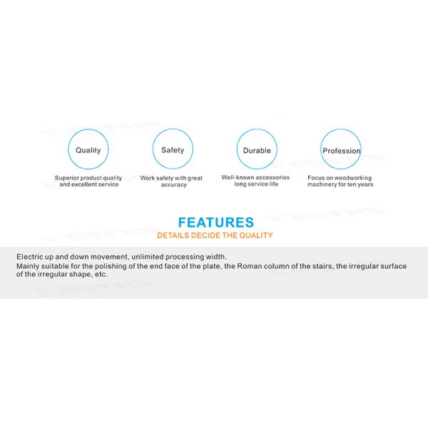 Home 150mm Polishing Roller Woodworking Brush Sanding Machine with Manual Operation