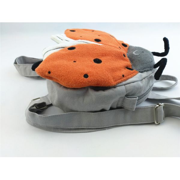 20cm Stuffed Soft Toy Backpack Golden Flannel Fat Big Rat Baby Toy 100% Polyester