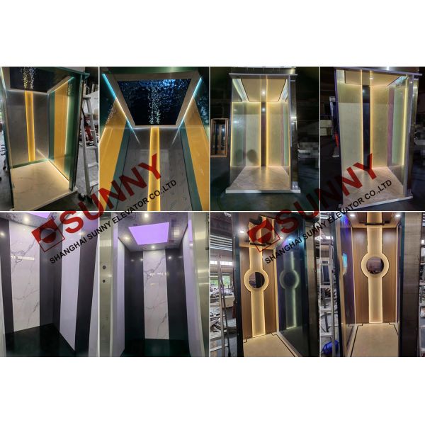 Stainless Steel 304 VVVF Elevator Cabin Office Passenger Elevator Lift