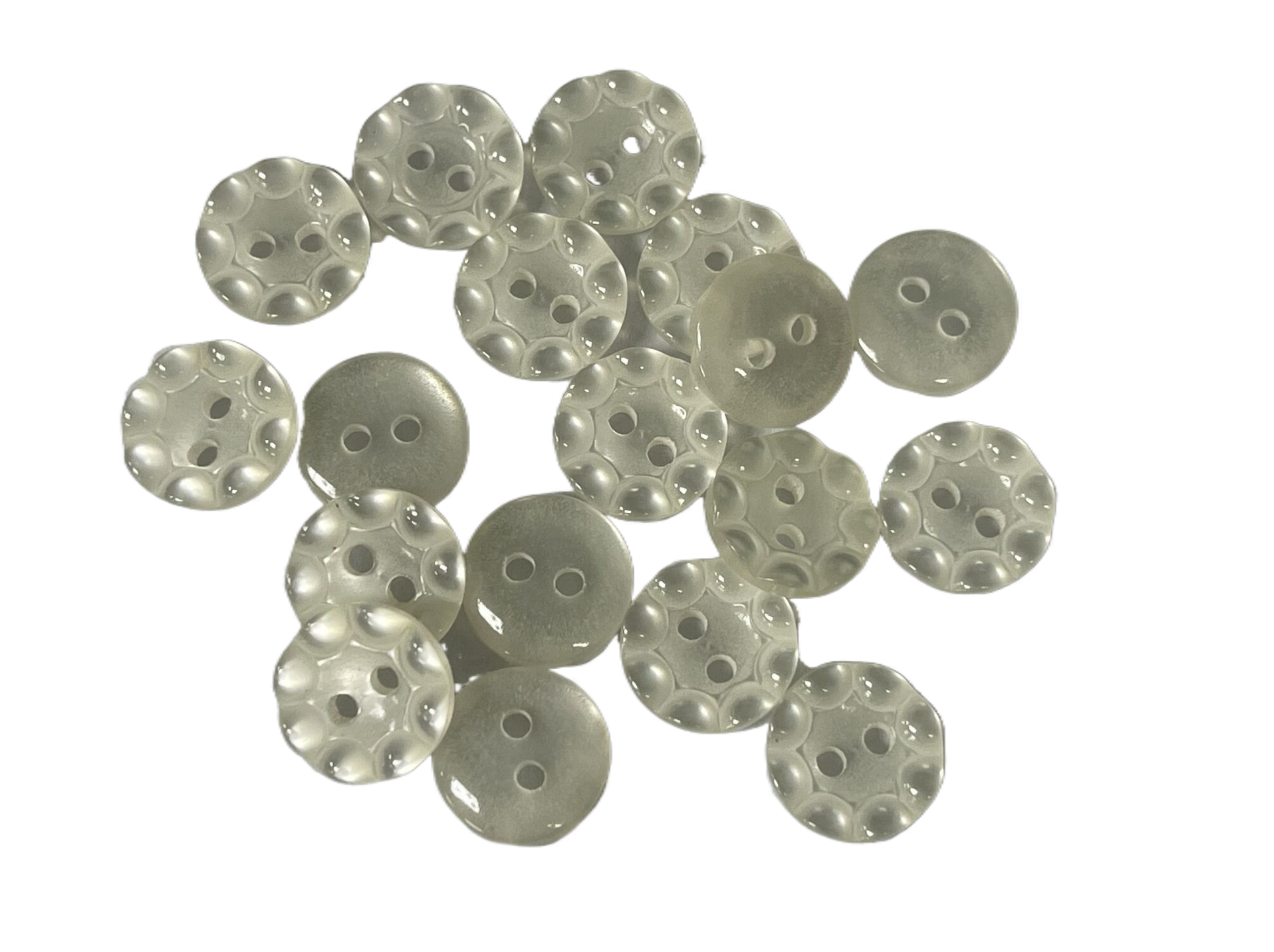 10mm 2 Holes Faux Pearl Plastic Shirt Buttons Use On Shirt Clothing Blouses