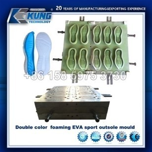 Durable EVA Shoe Sole Mould Pressing Foaming Multipurpose Aluminum