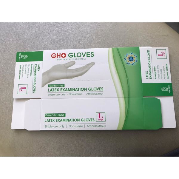 Disposable Surgical Latex Examination Gloves 100pcs/box