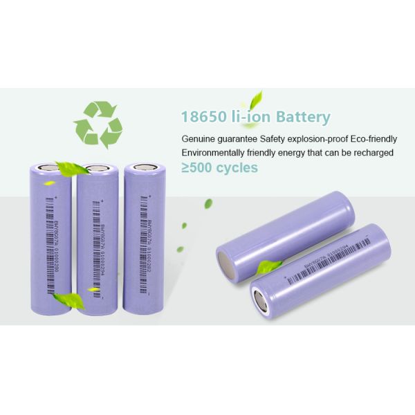 3.7V Li Ion Battery Cell 3400Mah 3250Mah 18650 3350Mah For Warm Clothing