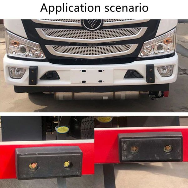 Rubber Accessories Heavy Duty Rubber Door Buffer with Three Fixing Holes for Heavy Duty Fixings 190x80x80mm