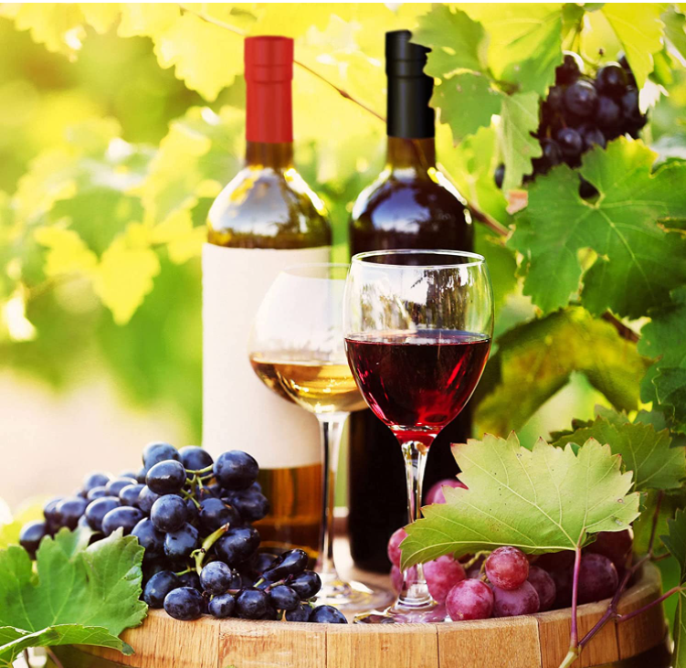 Healthy Lead Free Glass Wine Bottle Capsule Shrink Cap For Cellar And Home Packaging