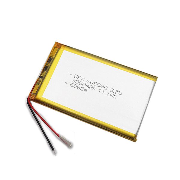 Polymer Battery PL605080 3000mAh 3.7 V Lithium Ion Polymer Battery