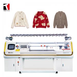 Quality 66 Inch Sweater Flat Knitting Machine High Speed 1.5m/S Double System for sale