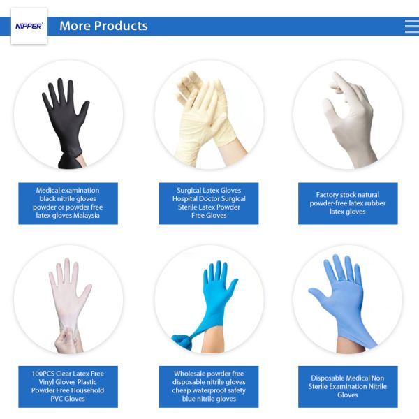 Food Grade Household Cleaning Clear Powder Free Pvc Vinyl Examination Gloves