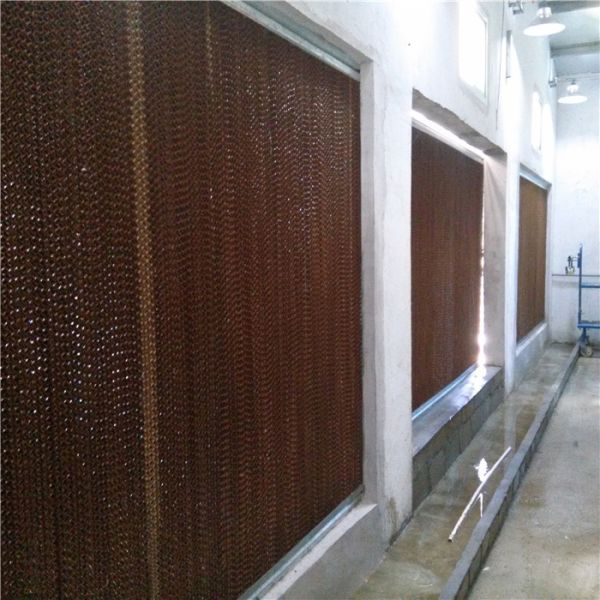 Wood Pulp Paper Evaporative Cooler Media Pad , Durable Room Climate Control Unit