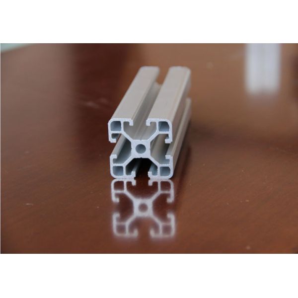 6005 Industrial Aluminium Profile , Pvdf Coated T6 Aluminum Extruded Profile