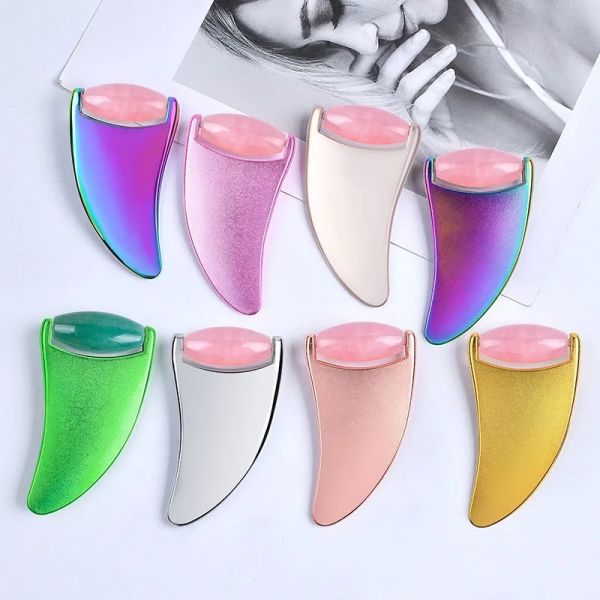 Skin Care Facial Beauty Massager Handheld Facial Gua Sha Massage Board Scraping Tool