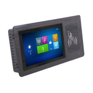 Quality Android 10 Industrial Embedded Panel PC Wide Screen 7 Inch Panel PC With Card Reader for sale