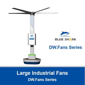 Quality Large Industrial Standing Fan HVLS High Volume-Low Speed For Warehouse Factory Workshop for sale