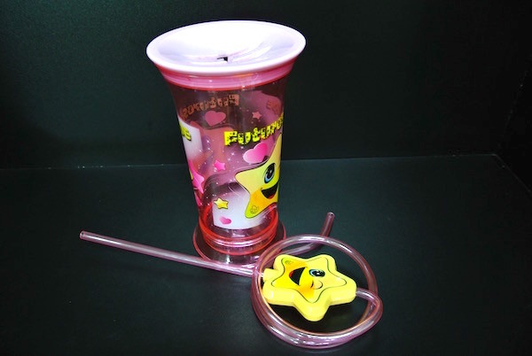 Pink Star Style Cartoon CharacterDrinking Water Bottle 8.5 Inch As Gift For Children Made By As