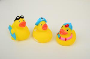 China Weighted Floating Upstanding Bath Rubber Ducks,sunglass weighted yellow rubber ducks for duck race game on sale