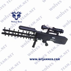 Quality Gun Style VIP Protection 5.8G Anti Drone Jammers for sale