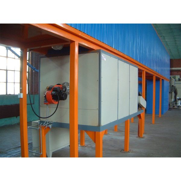 Bridge Style Powder Coating Equipment Curing Polymerization Oven with Conveyor System
