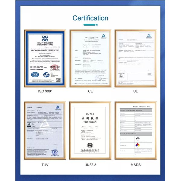 50KWh (48V 1000AH) Lithium Ion Phosphate Batteries Rack Type For Solar Energy Storage