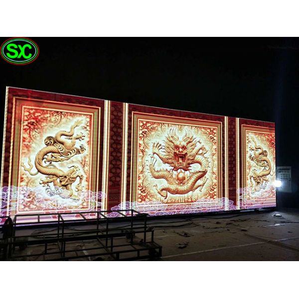 Waterproof IP65 Outdoor Movable Rental stand LED Display P4.81mm For Events , Led Screen Hire