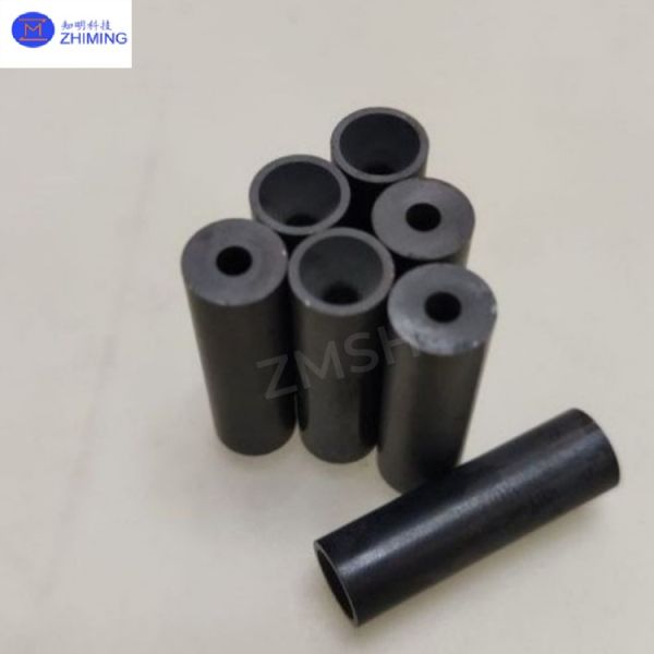 SIC Silicon Carbide Ceramic Tube Tube Custom Fire Resistant High Strength Electronic Chemical Industry