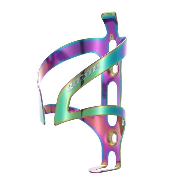 Colorful Bike Water Bottle Holder Chameleon Aluminum Kettle Cage Bottle Holder