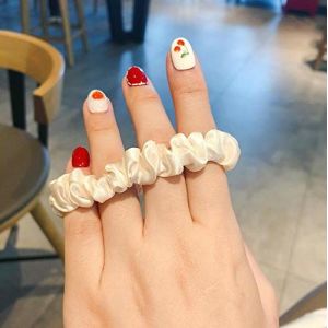 OEM ODM Satin Silk Scrunchies , 22mm Silk Lined Headband